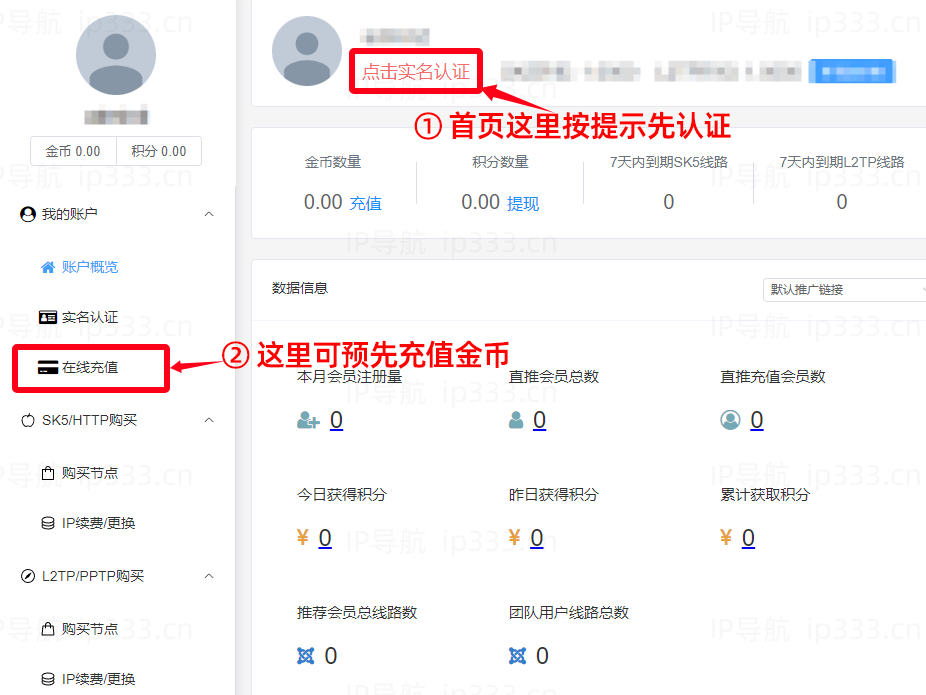 蛟龙IP平台认证账号与预充金币