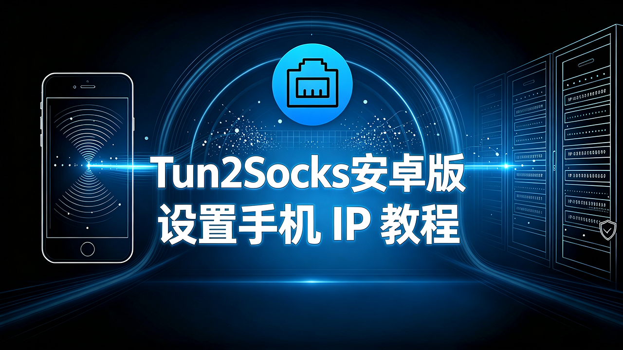 Tun2Socks设置安卓手机IP教程 | tun2socks软件ip代理步骤